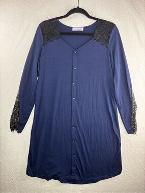 Cheibear women’s small long sleeve sleep shirt